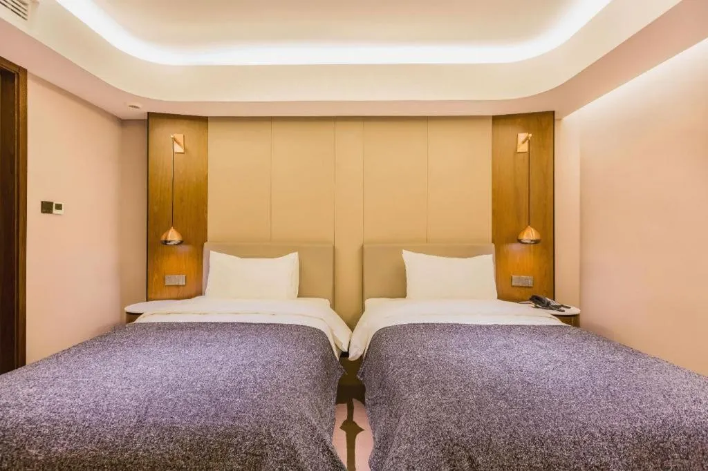 Bed in Yitel Collection Beijing Capital Airport New International Exhibition