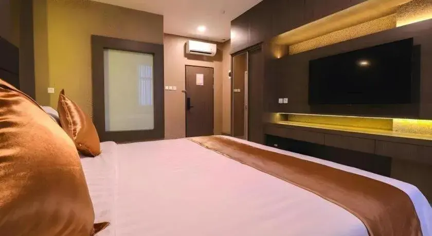 Bed in NIVIA HOTEL Bed in NIVIA HOTEL