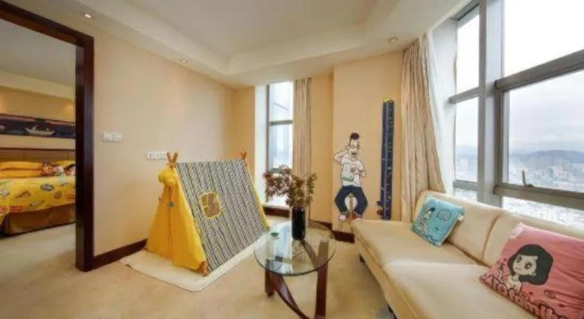 Bed in New Century Grand Hotel Lishui Huaqiao