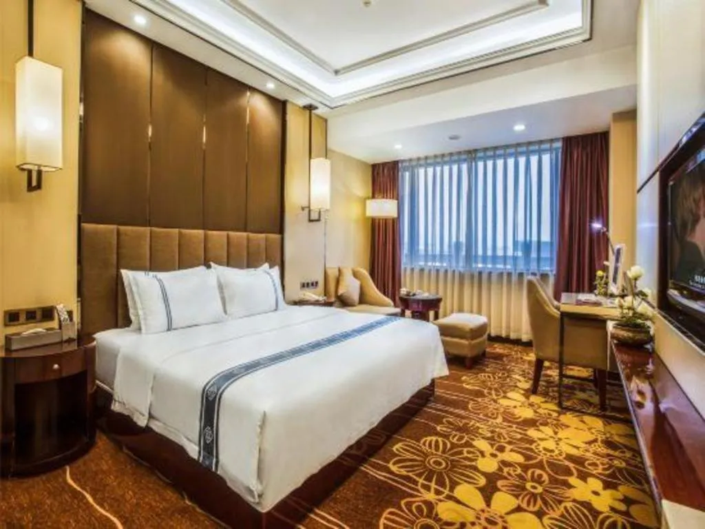 Bed in Chengdu Handu International Hotel