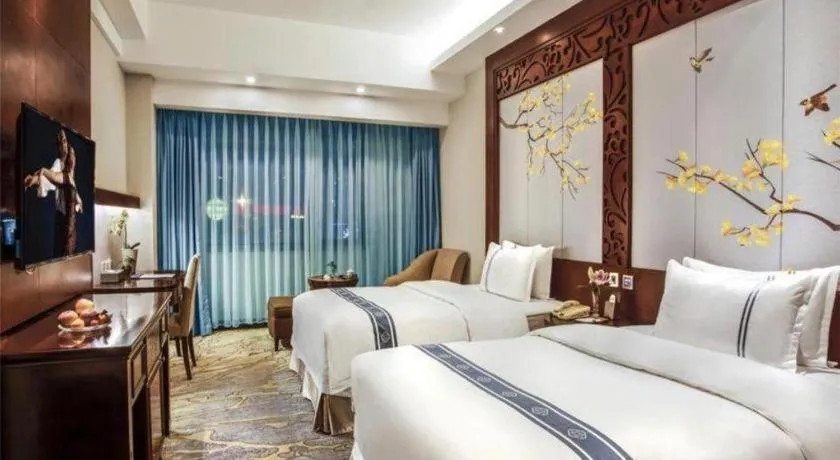 Bed in Chengdu Handu International Hotel