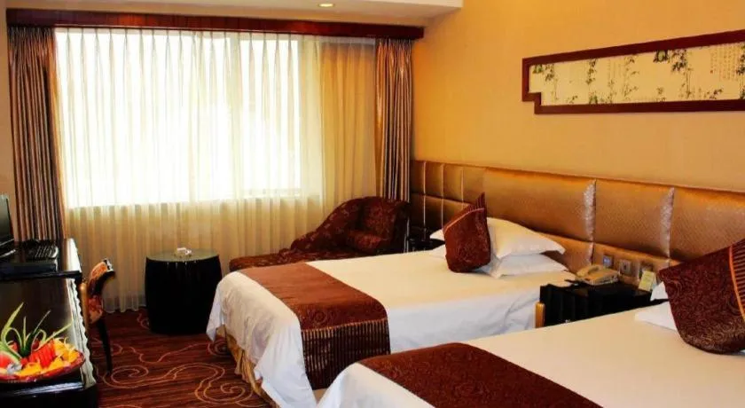 Bed in Chengdu Handu International Hotel