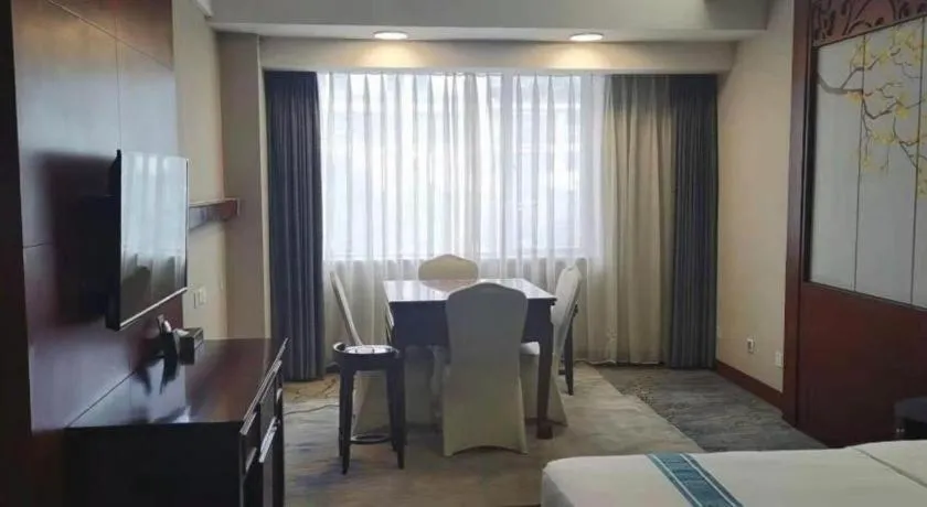 Bed in Chengdu Handu International Hotel