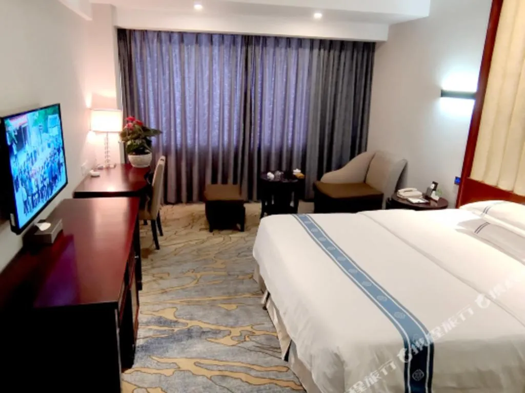 Bed in Chengdu Handu International Hotel