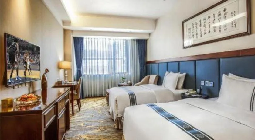 Bed in Chengdu Handu International Hotel