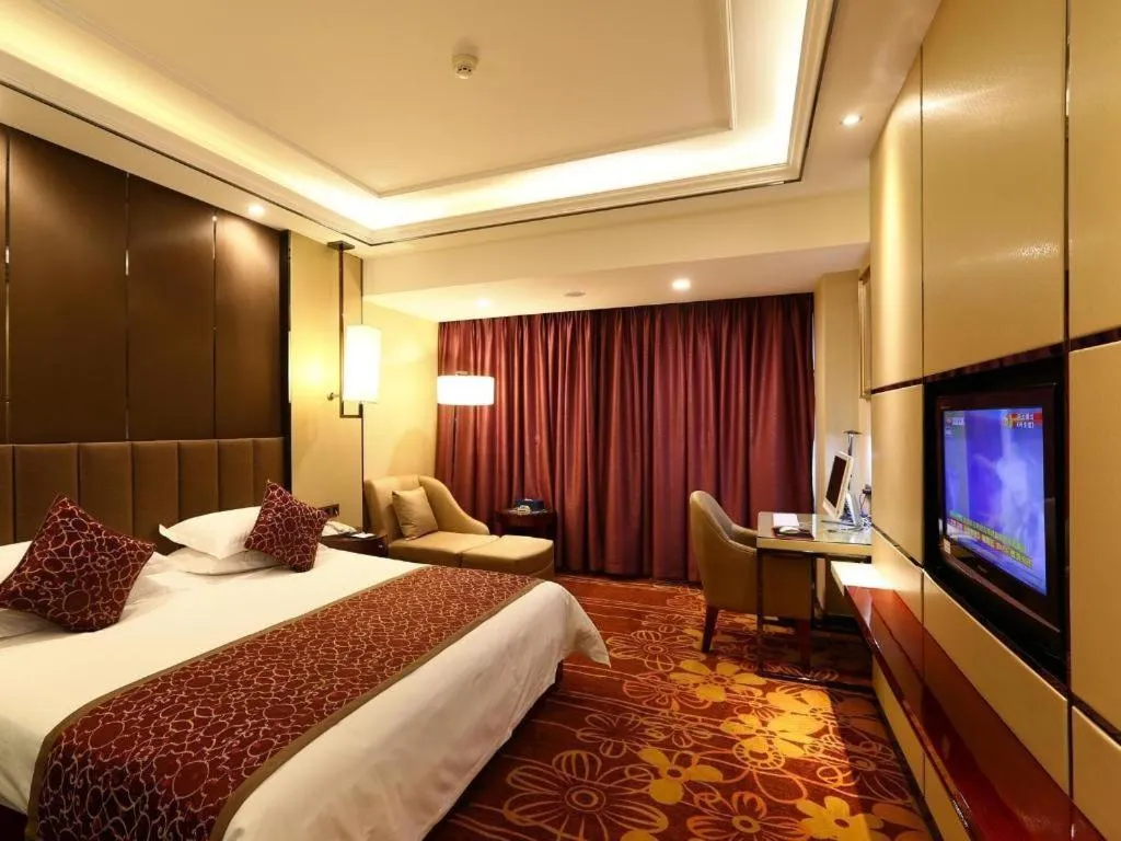 Bed in Chengdu Handu International Hotel