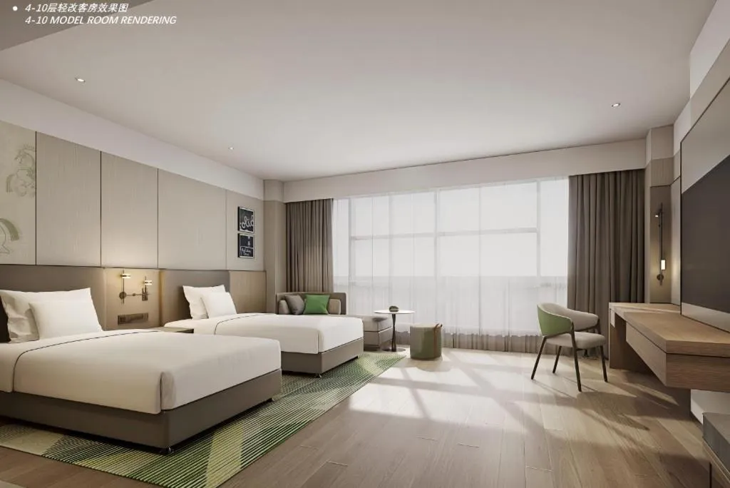 Bed in Holiday Inn Hotel & Suites Jiaxing Hangzhou Bay By IHG