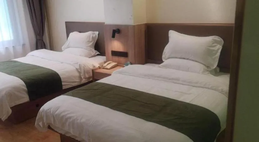Bed in GreenTree Inn Xuzhou South Minzhu Road