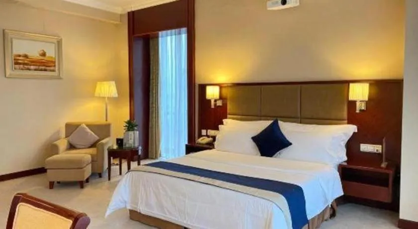 Bed in Dolton Changsha Spa Hotel