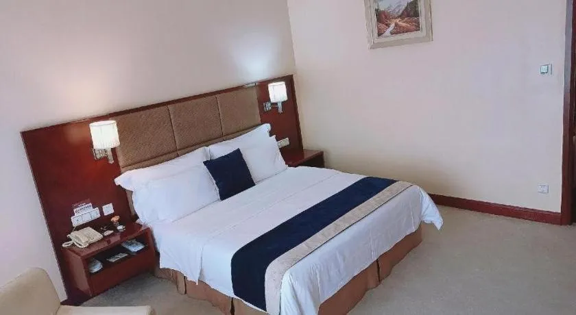 Bed in Dolton Changsha Spa Hotel