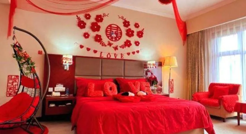 Bed in Dolton Changsha Spa Hotel