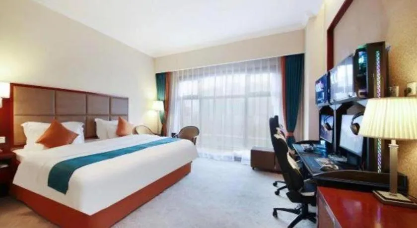 Bed in Dolton Changsha Spa Hotel