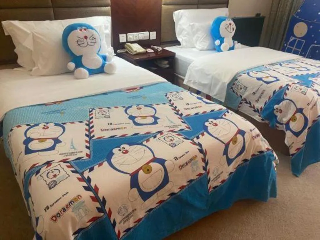 Bed in Dolton Changsha Spa Hotel