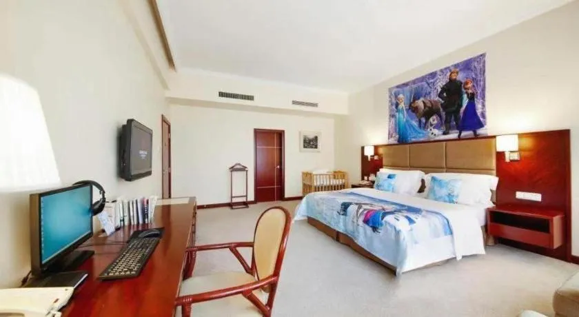 Bed in Dolton Changsha Spa Hotel