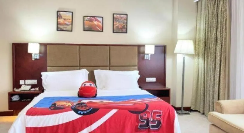 Bed in Dolton Changsha Spa Hotel