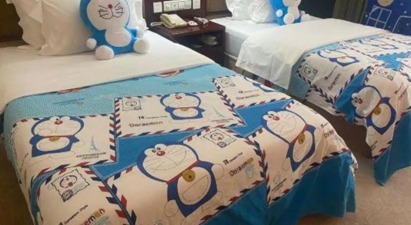 Bed in Dolton Changsha Spa Hotel