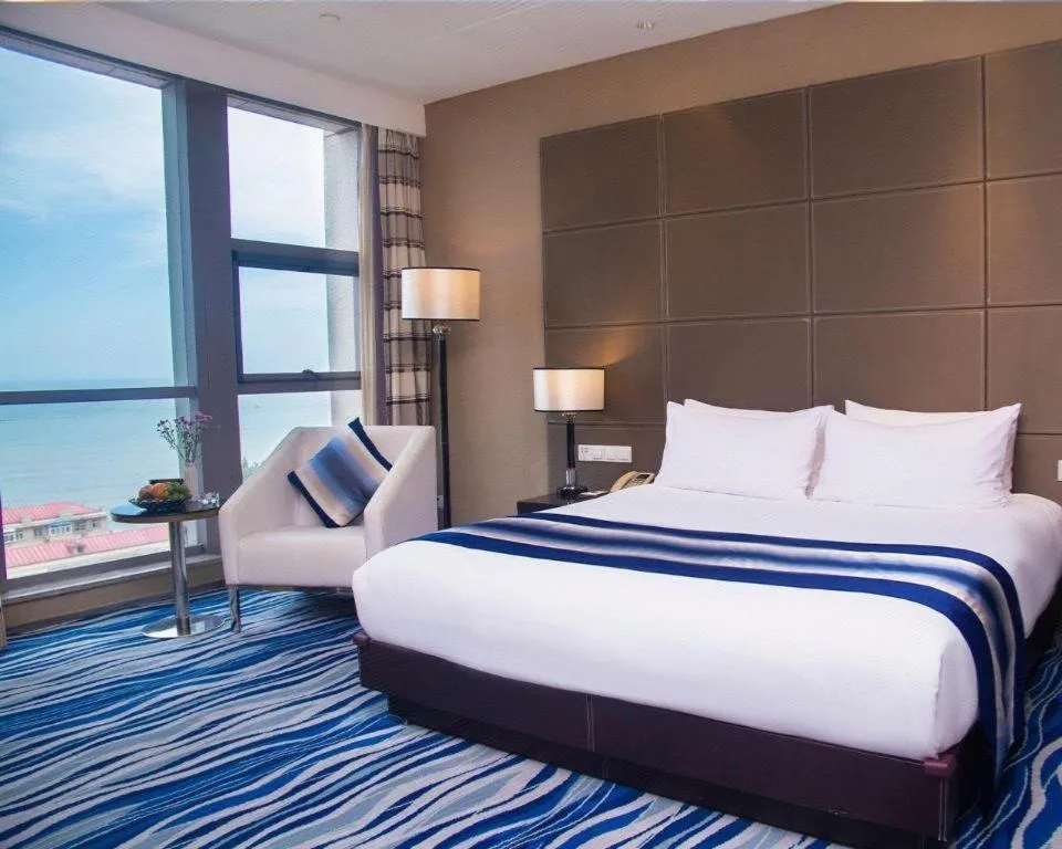 Bed in Brigh Radiance Hotel Yantai