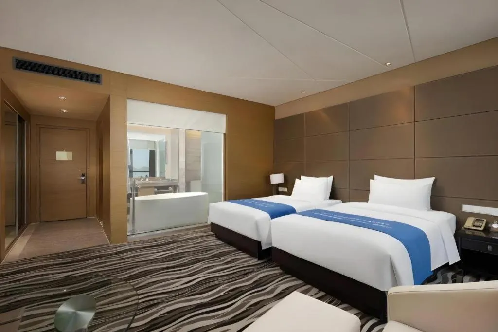 Bed in Brigh Radiance Hotel Yantai