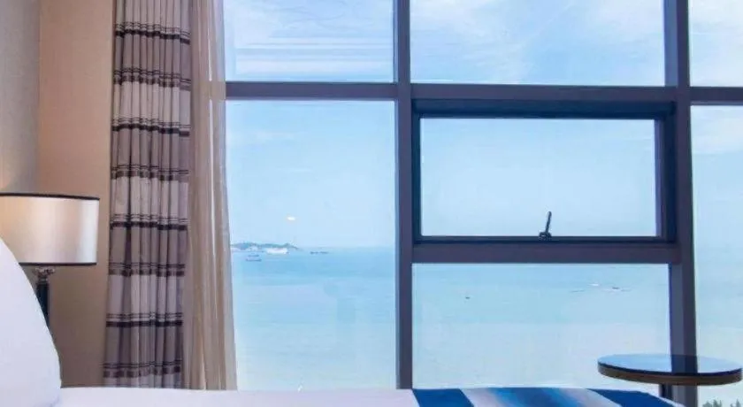 Bed in Brigh Radiance Hotel Yantai