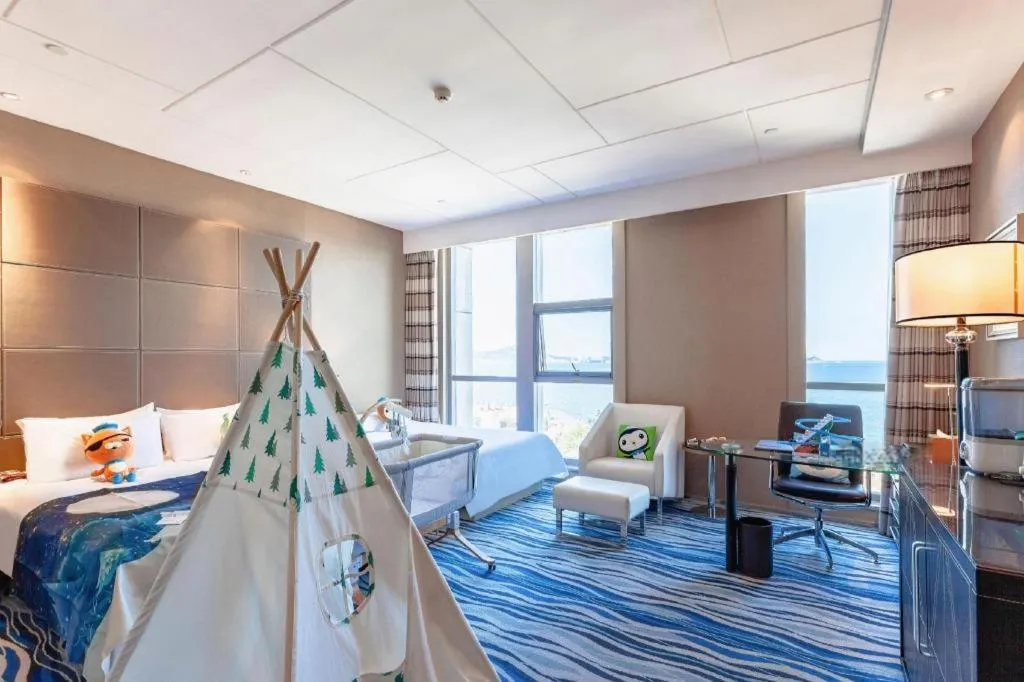 Bed in Brigh Radiance Hotel Yantai