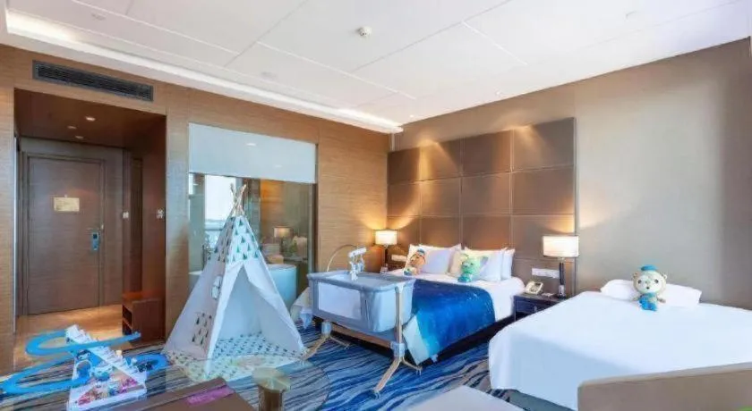 Bed in Brigh Radiance Hotel Yantai