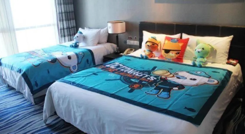 Bed in Brigh Radiance Hotel Yantai