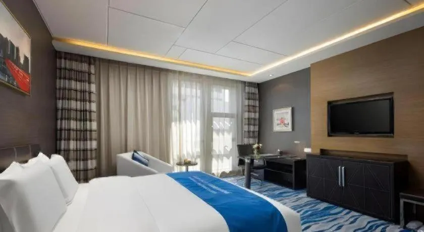 Bed in Brigh Radiance Hotel Yantai
