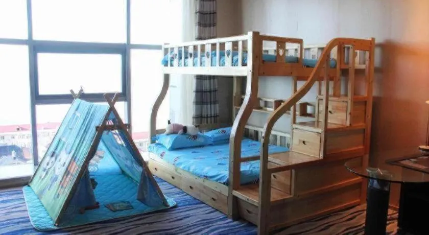 Bed in Brigh Radiance Hotel Yantai