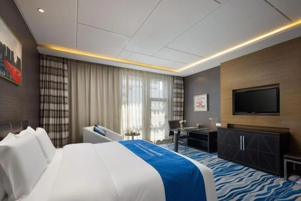 Bed in Brigh Radiance Hotel Yantai