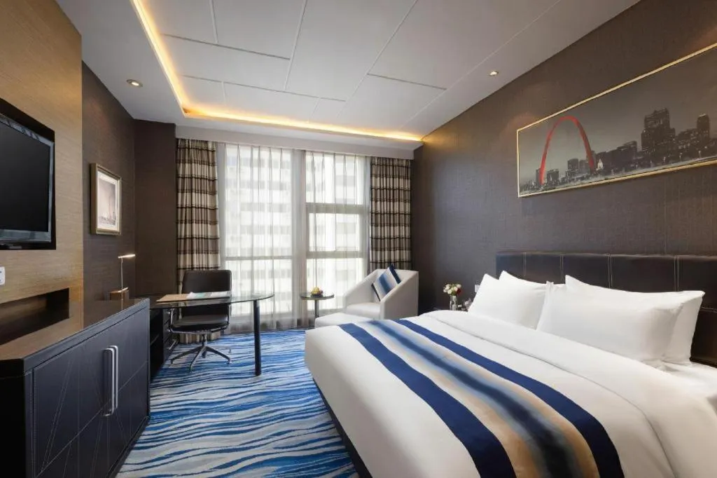 Bed in Brigh Radiance Hotel Yantai