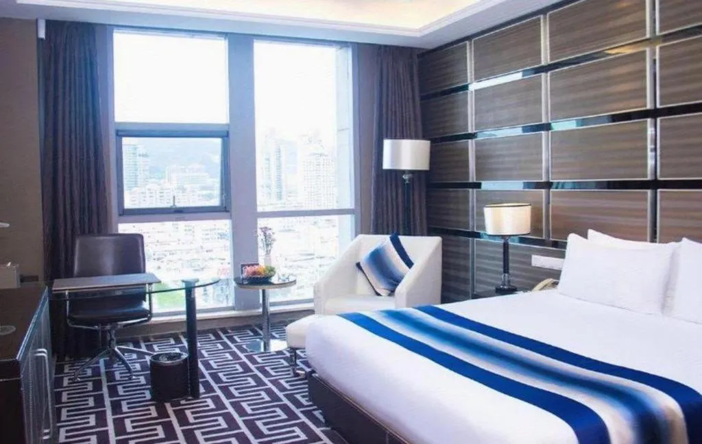 Bed in Brigh Radiance Hotel Yantai