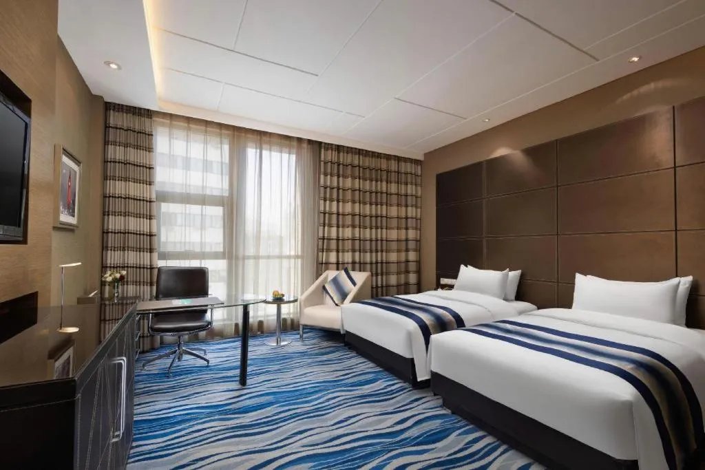 Bed in Brigh Radiance Hotel Yantai