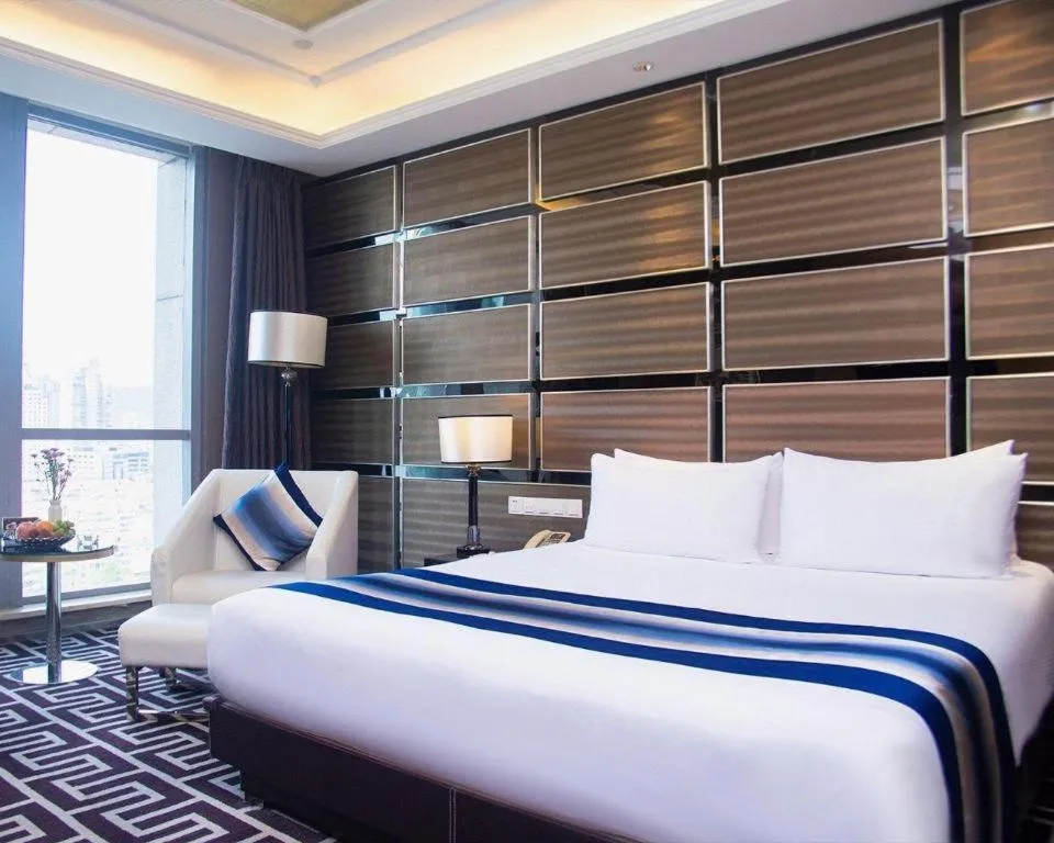Bed in Brigh Radiance Hotel Yantai