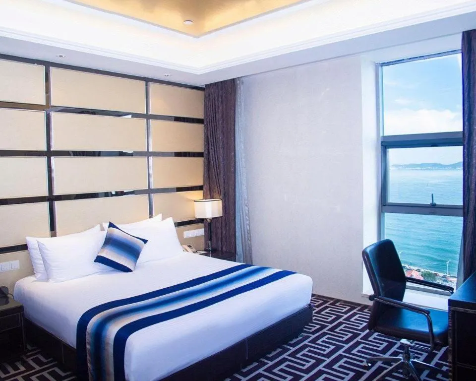Bed in Brigh Radiance Hotel Yantai