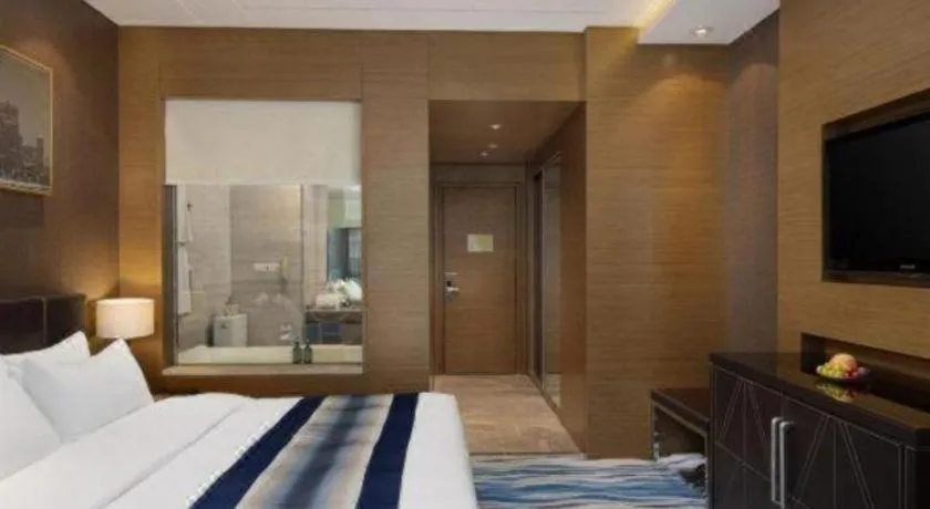 Bed in Brigh Radiance Hotel Yantai