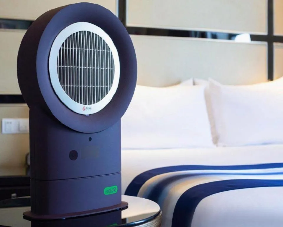 Bed in Brigh Radiance Hotel Yantai