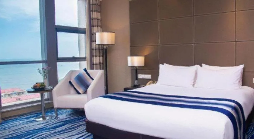 Bed in Brigh Radiance Hotel Yantai