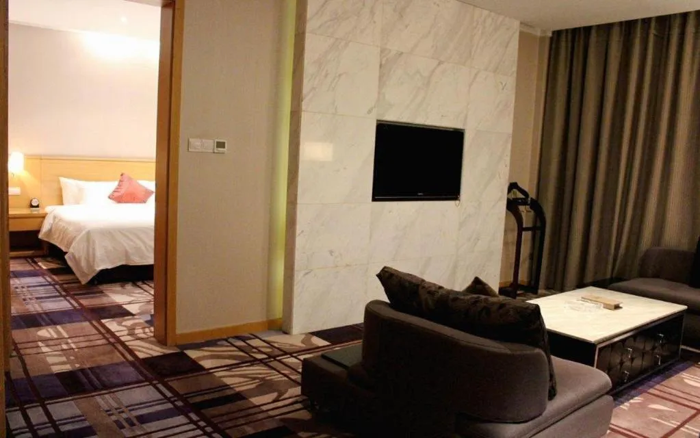 Bed in Zhangjiagang Jiangnan Garden Hotel