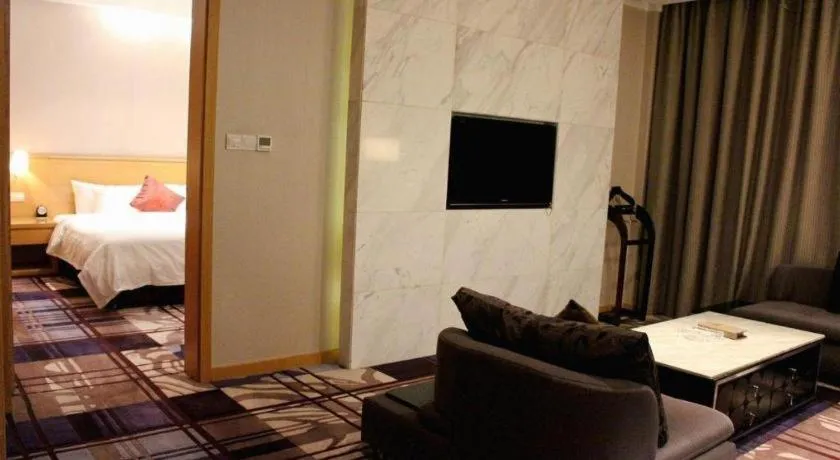 Bed in Zhangjiagang Jiangnan Garden Hotel