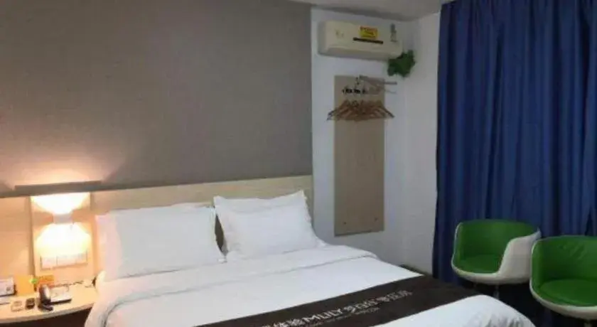Bed in 7 Days Inn Ningbo Xiangshan Renmin Plaza Branch Bed in 7 Days Inn Ningbo Xiangshan Renmin Plaza Branch