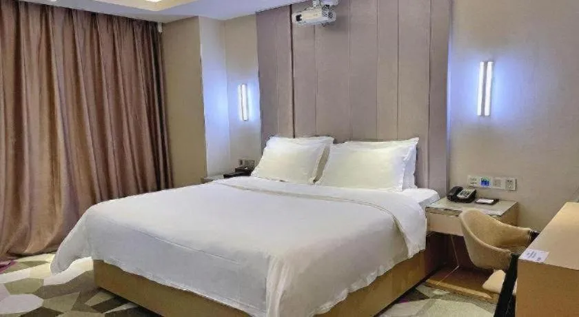Bed in Lavande Hotel Wuhan Wangjiawan Subway Station Branch