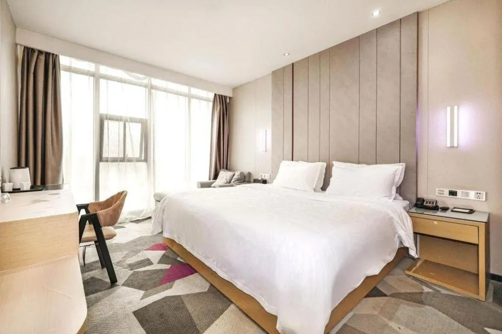 Bed in Lavande Hotel Wuhan Wangjiawan Subway Station Branch