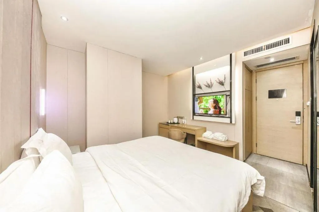 Bed in Lavande Hotel Wuhan Wangjiawan Subway Station Branch