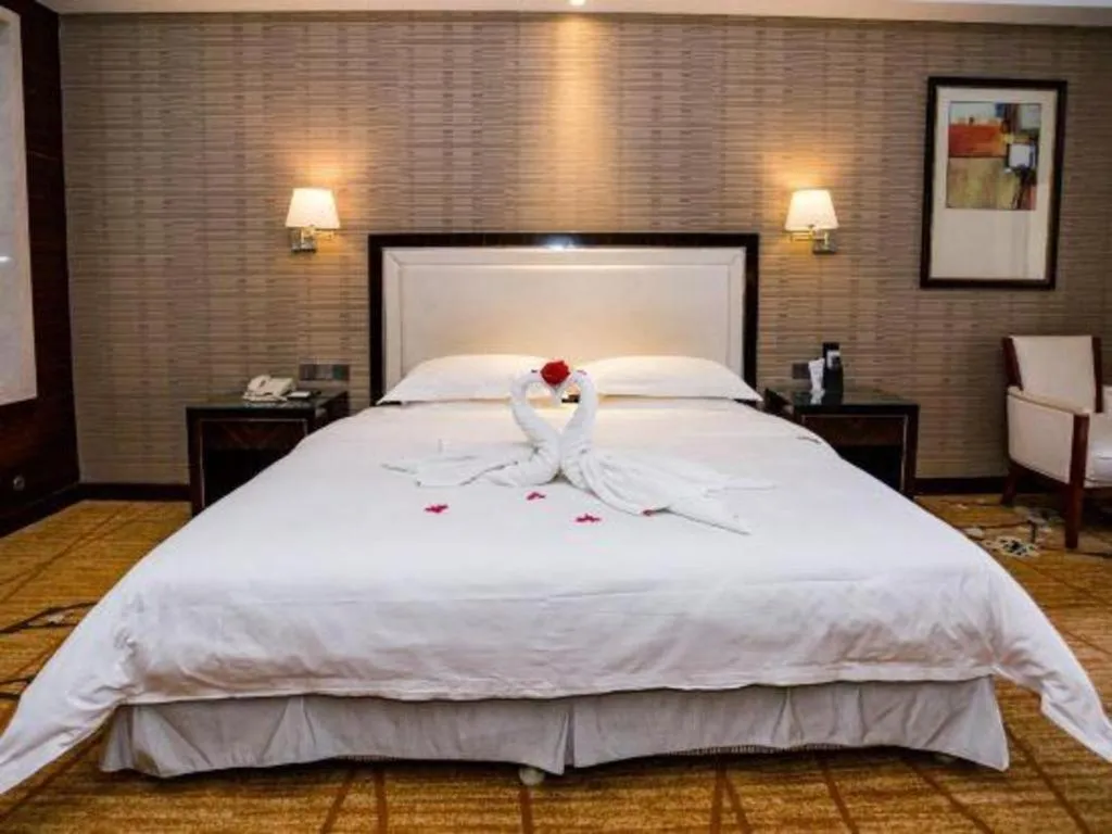 Bed in Country Garden Phoenix Hotel Yangshan