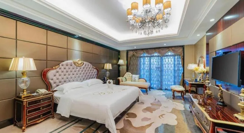 Bed in Country Garden Phoenix Hotel Yangshan