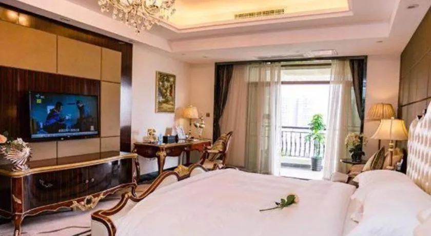 Bed in Country Garden Phoenix Hotel Yangshan