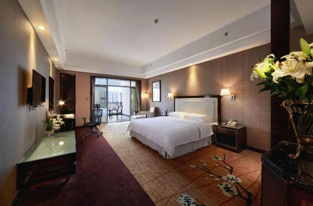 Bed in Country Garden Phoenix Hotel Yangshan