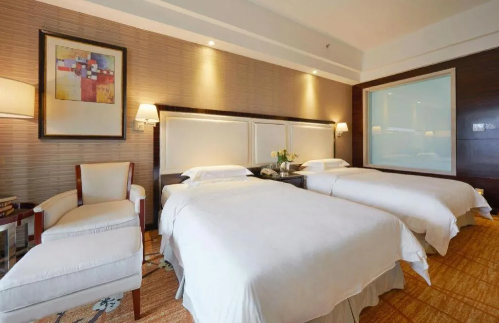 Bed in Country Garden Phoenix Hotel Yangshan