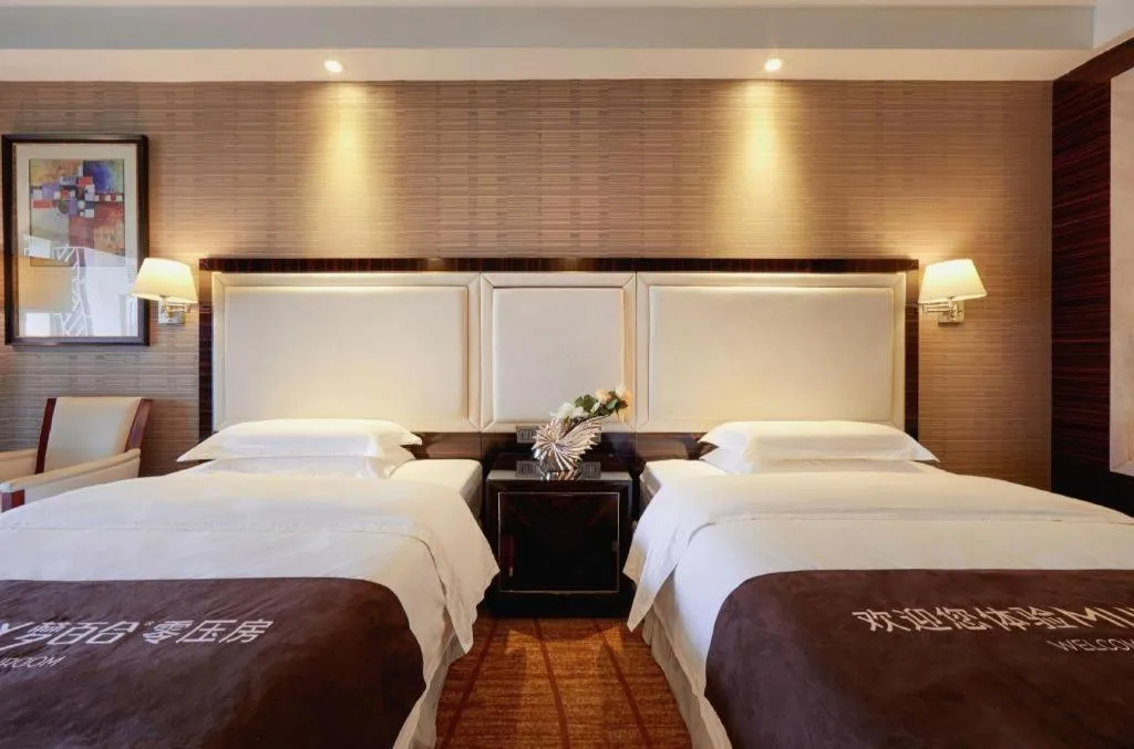 Bed in Country Garden Phoenix Hotel Yangshan