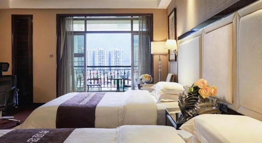 Bed in Country Garden Phoenix Hotel Yangshan